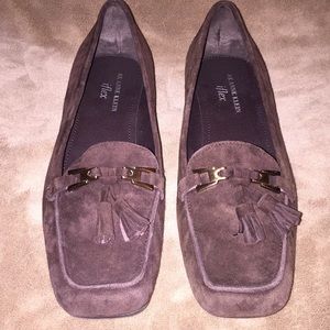 Anne Klein IFlex Sz 7.5M brown suede flats